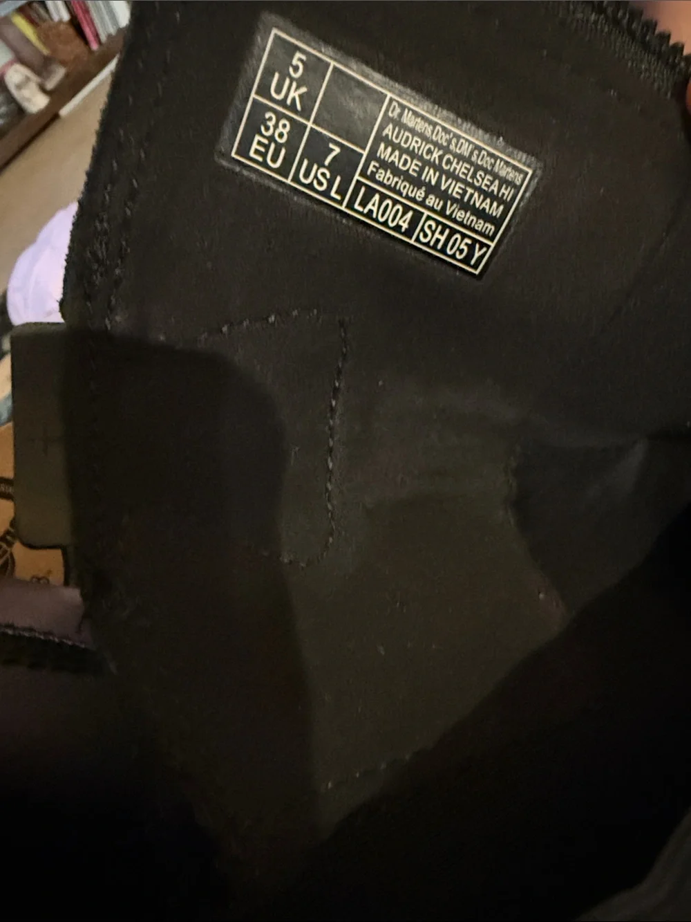 Dr. Martens AUDRICK ALTERNATIVE LEATHER CHELSEA HI‎ PLATFORM BOOTS